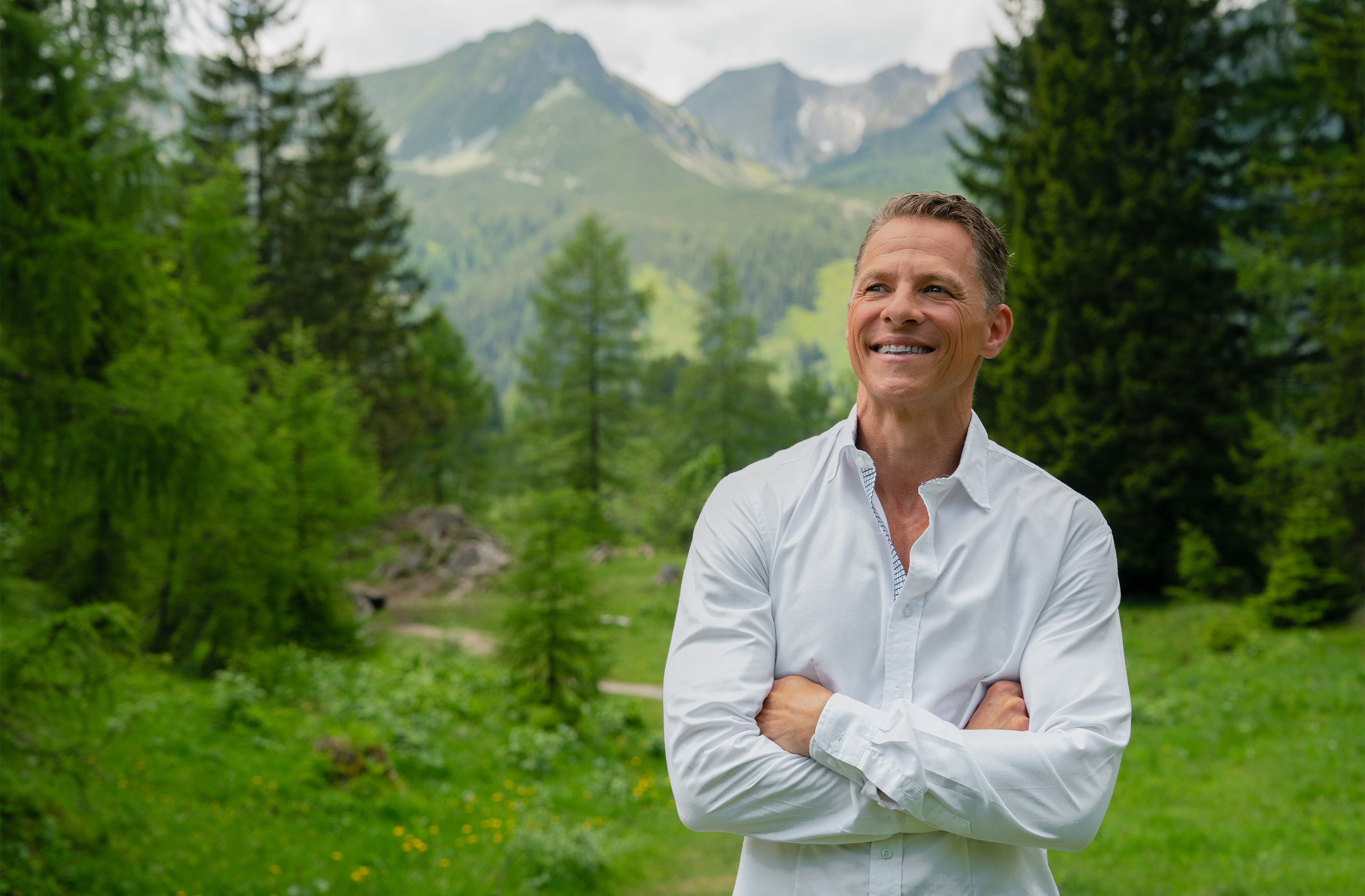 Dr. Micha Kucharczyk in den österreichischen Bergen